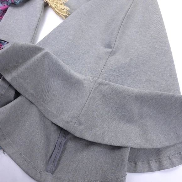 Banana Republic Gray Viscose Blend Dress Size 0 Petite - Picture 7 of 13